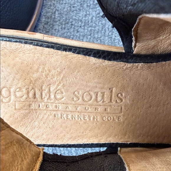 Kenneth Cole Gentle Souls Harlie Slingback Black Leather Women's Size 11 NEW - Picture 4 of 9